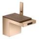 hansgrohe Bidet-Einhebelmischer Axor MyEdition A 121mm, m Pus-Op-Abl, o Pl., pol. r gol