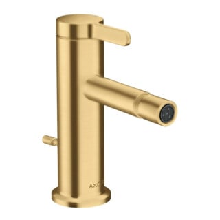 hansgrohe Bidet-Einhebelmischer Axor One A 113mm, m ZugstAblGar, brush. gol opt