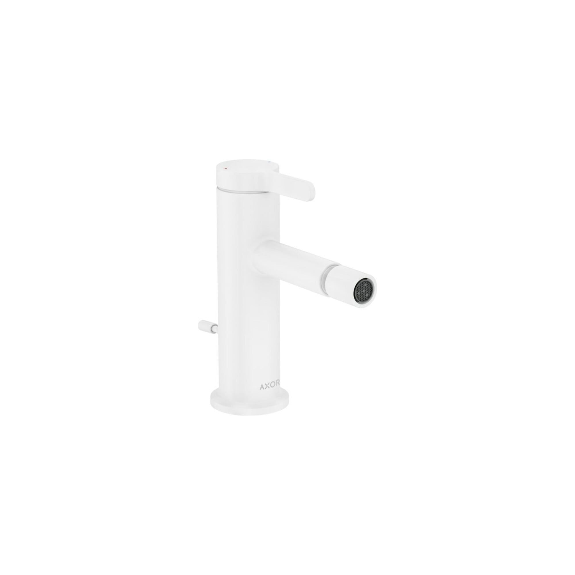 hansgrohe Bidet-Einhebelmischer Axor One Ausl. 113mm, m Zugst.Abl.Gar., mattweiß