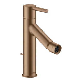 hansgrohe Bidet-Einhebelmischer Axor Starck A 104mm, m HG, ZugstAblGar, brush. r gol