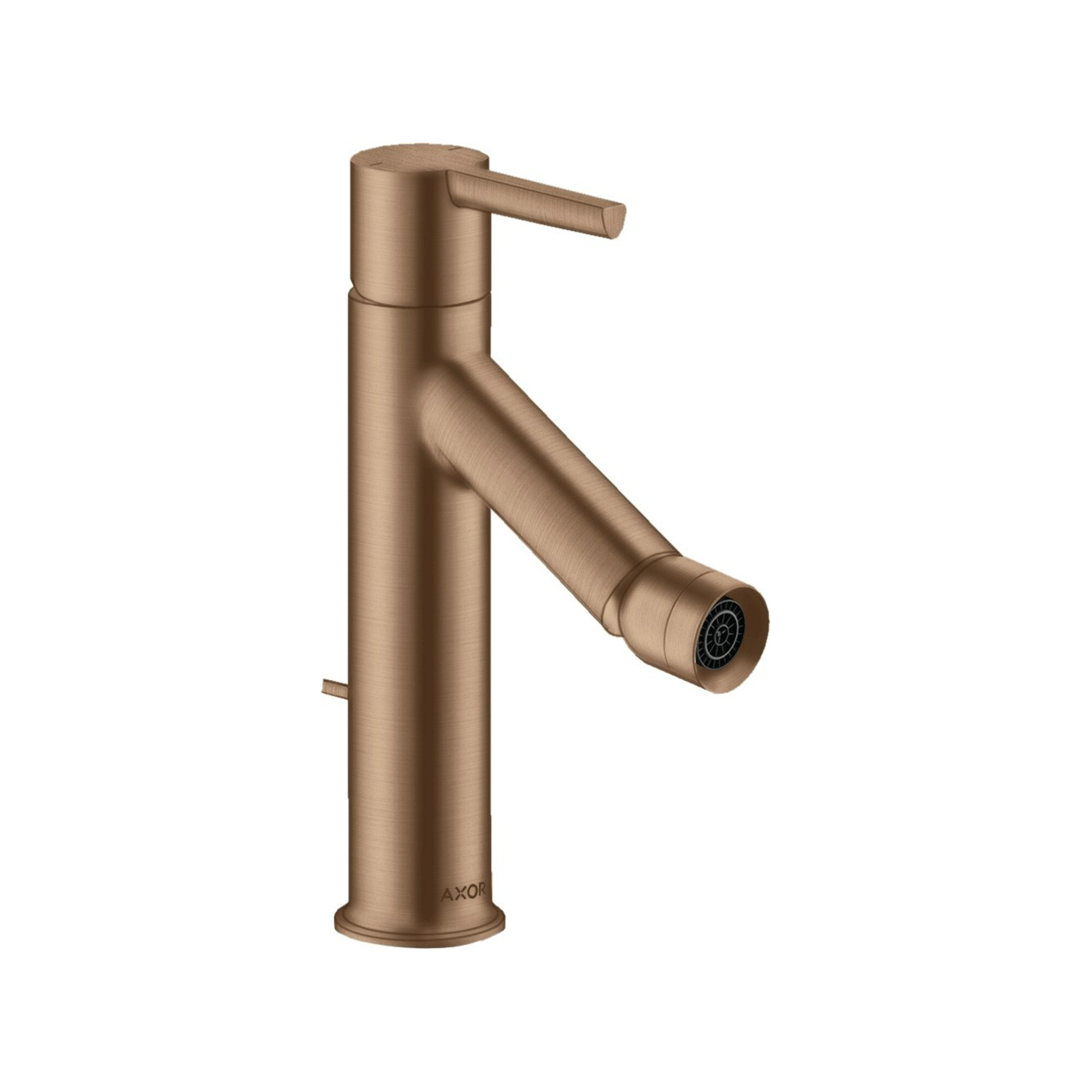 hansgrohe Bidet-Einhebelmischer Axor Starck A 104mm, m HG, ZugstAblGar, brush. r gol