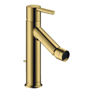 hansgrohe Bidet-Einhebelmischer Axor Starck A 104mm, m HG, ZugstAblGar, pol. gol opt