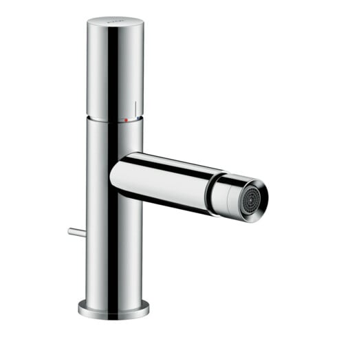 hansgrohe Bidet-Einhebelmischer Axor Uno A 124mm, m Zerogr, Zugst.Abl.Gar., chr