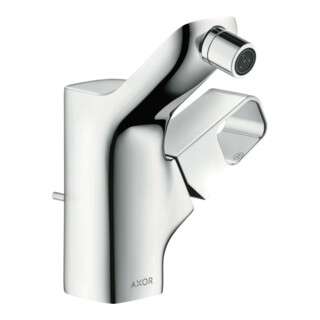 hansgrohe Bidet-Einhebelmischer Axor Urquiola A 104mm, m ZugstAblGar, brush. gol opt