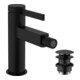hansgrohe Bidet-Einhebelmischer Finoris m Push-Open-Ablaufgarnitur, schwarz matt-3