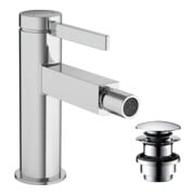 hansgrohe Bidet-Einhebelmischer Finoris mit Push-Open-Ablaufgarnitur, chrom-3