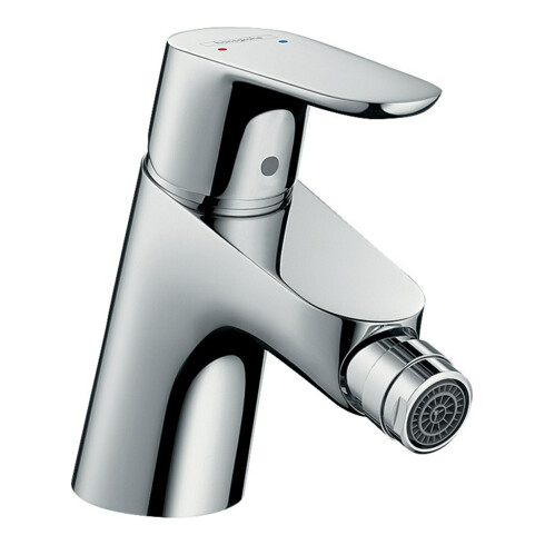 hansgrohe Bidet-Einhebelmischer Focus mit Zugstangen-Ablaufgarnitur, chrom