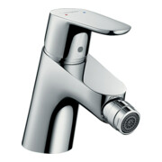 hansgrohe Bidet-Einhebelmischer Focus mit Zugstangen-Ablaufgarnitur, chrom