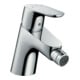 hansgrohe Bidet-Einhebelmischer Focus mit Zugstangen-Ablaufgarnitur, chrom-1
