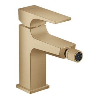 hansgrohe Bidet-Einhebelmischer Metropol m HG, Pus-Op-Abl, A 129mm, brush. bron