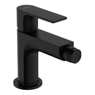 hansgrohe Bidet-Einhebelmischer Rebris E m Met.-Zugst.-Abl., matt-sw