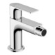 hansgrohe Bidet-Einhebelmischer Rebris E mit Zugstangen-Ablaufgarnitur, chrom-1