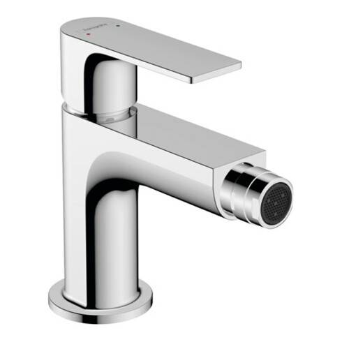 hansgrohe Bidet-Einhebelmischer Rebris E mit Zugstangen-Ablaufgarnitur, chrom