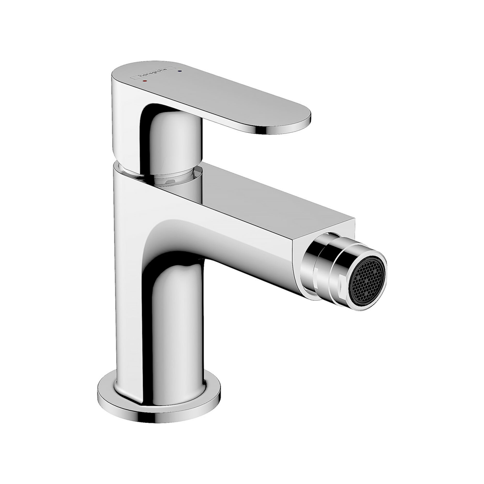 hansgrohe Bidet-Einhebelmischer Rebris S Ausl. 120mm, m Zugst.Abl.Gar., chrom
