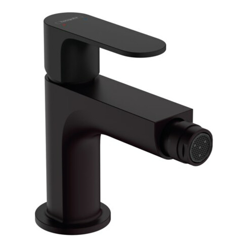 hansgrohe Bidet-Einhebelmischer Rebris S Ausl. 120mm, m Zugst.Abl.Gar., matt-sw