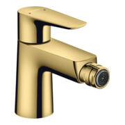 hansgrohe Bidet-Einhebelmischer Talis E m Zugst.Abl.Gar., polished gold optic