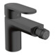 hansgrohe Bidet-Einhebelmischer Vernis Blend m Zugstangen-Ablaufgarnitur, mattschwarz-1