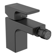 hansgrohe Bidet-Einhebelmischer Vernis Shape m Zugstangen-Ablaufgarnitur, mattschwarz