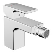 hansgrohe Bidet-Einhebelmischer Vernis Shape mit Zugstangen-Ablaufgarnitur, chrom