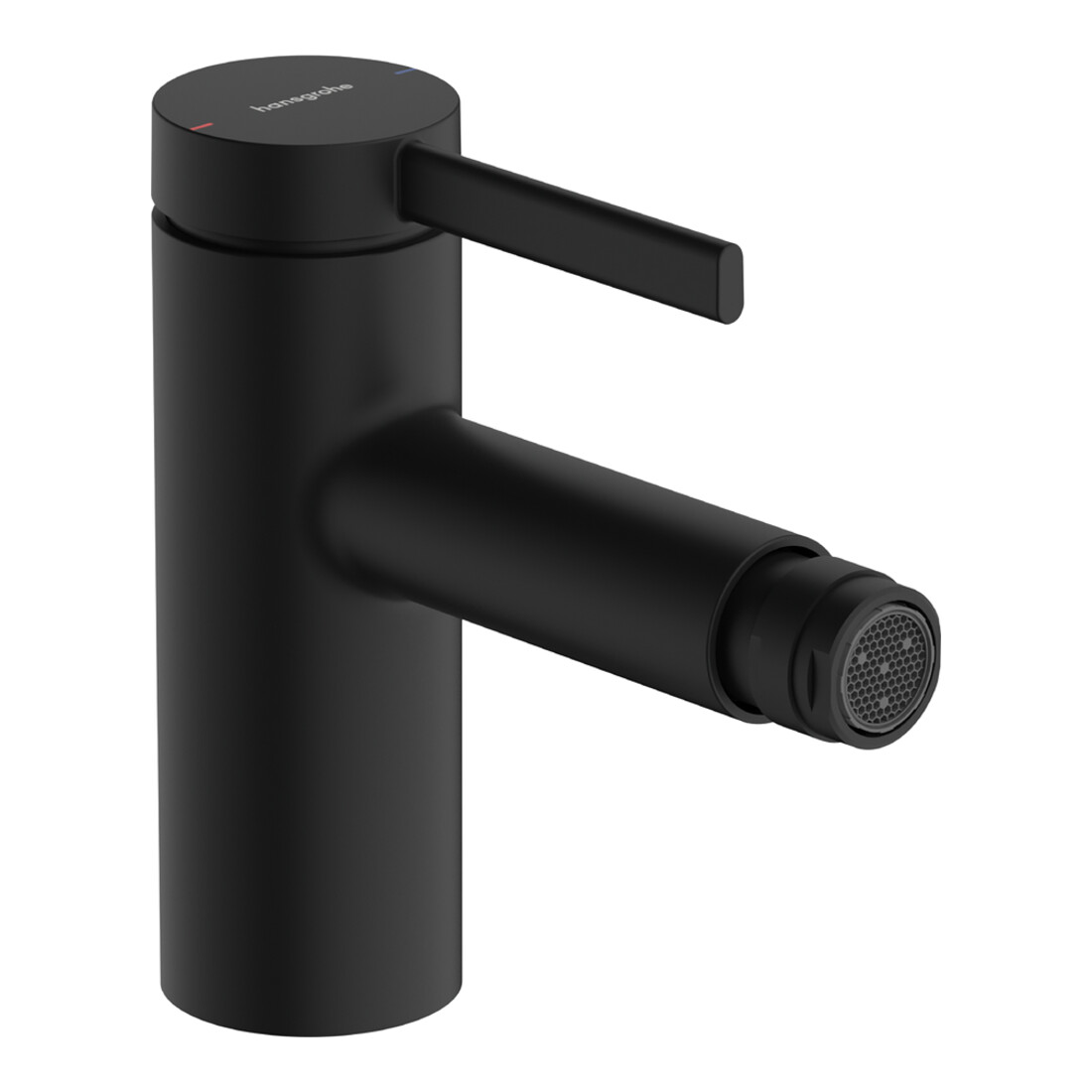 hansgrohe Bidet-Einhebelmischer Zesis S Ausl. 122mm, Abl-Ventil Met., sw matt