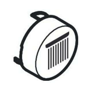hansgrohe Bouton poussoir pour UP-THM, tête de douche Rain, finition mat élégant