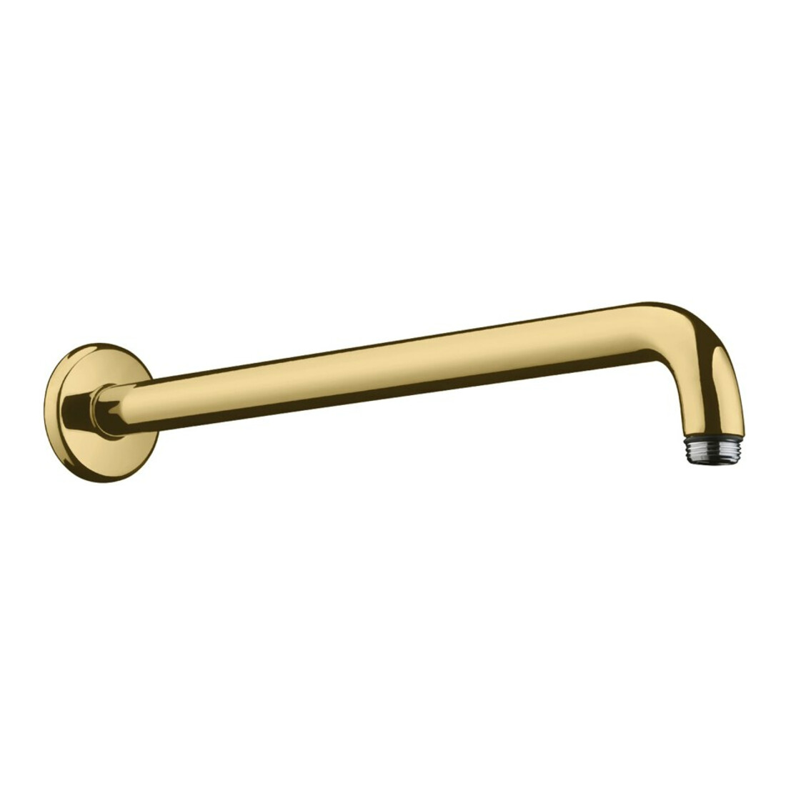 hansgrohe Bras de douche 389 mm, montage mural, Optique or poli