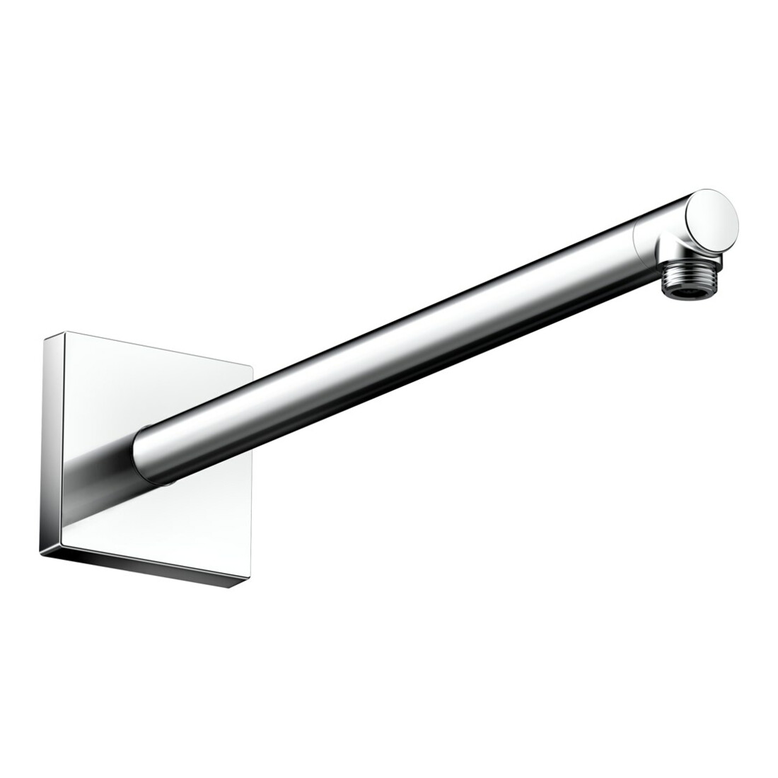 hansgrohe Bras de douche 390 mm, carré, chrome