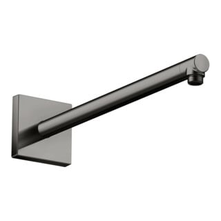 hansgrohe Bras de douche 390 mm, carré, chrome noir poli