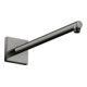 hansgrohe Bras de douche 390 mm, carré, chrome noir poli-1