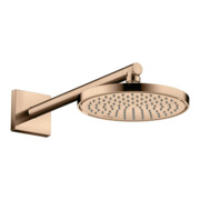 hansgrohe Bras de douche 390 mm, carré, or rouge poli-2