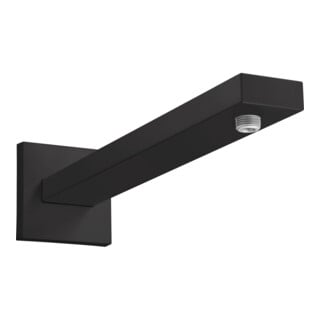 hansgrohe Bras de douche Rainfinity carré, 389 mm, noir mat