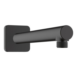 hansgrohe Bras de douche Vernis Shape 240 mm, montage mural, noir mat