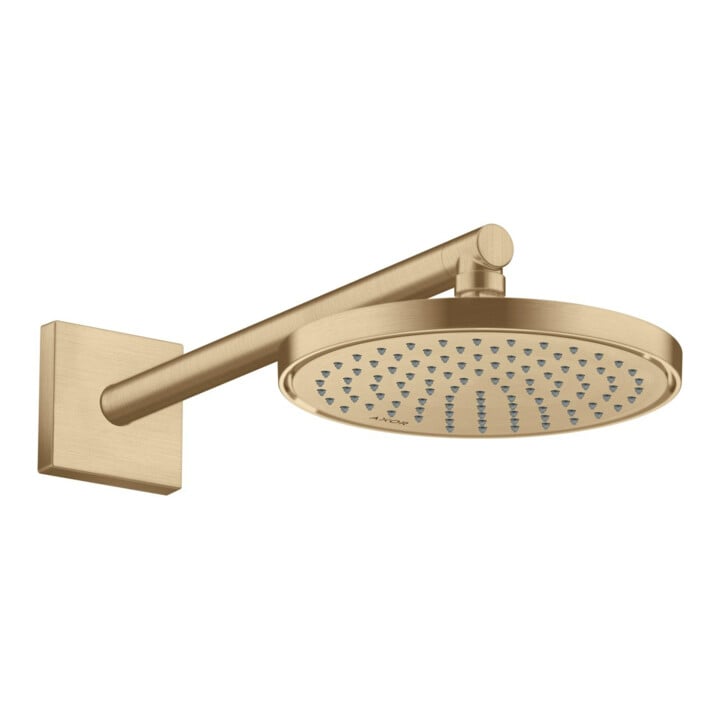 hansgrohe Bras orientable 390 mm, carré, bronze brossé
