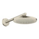 hansgrohe Bras orientable Axor 390 mm, montage mural, nickel brossé
