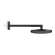 hansgrohe Bras orientable softsquare Axor 390 mm, carré, noir mat