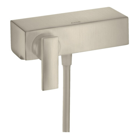 hansgrohe Brause-Einhebelmischer Axor Citterio AP, mit Hebelgriff, brushed nickel