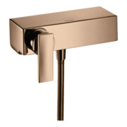 hansgrohe Brause-Einhebelmischer Axor Citterio AP, mit Hebelgriff, polished red gold