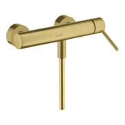 hansgrohe Brause-Einhebelmischer Axor Starck AP, m Pin-Griff, 1 Verbr., brushed brass
