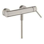 hansgrohe Brause-Einhebelmischer Axor Starck AP, m Pin-Griff, 1 Verbr., Edelstahl-Optik