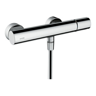 hansgrohe Brause-Einhebelmischer Axor Uno AP, mit Zerogriff, Edelstahl-Optik