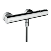 hansgrohe Brause-Einhebelmischer Axor Uno AP, mit Zerogriff, polished black chrome