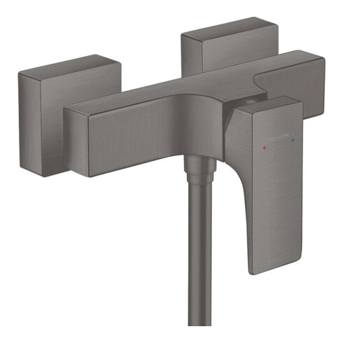 hansgrohe Brause-Einhebelmischer Metropol AP, m Hebel, 1 Verbr., brush. bla chrome