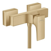 hansgrohe Brause-Einhebelmischer Metropol AP, m Hebel, 1 Verbr., brushed bronze