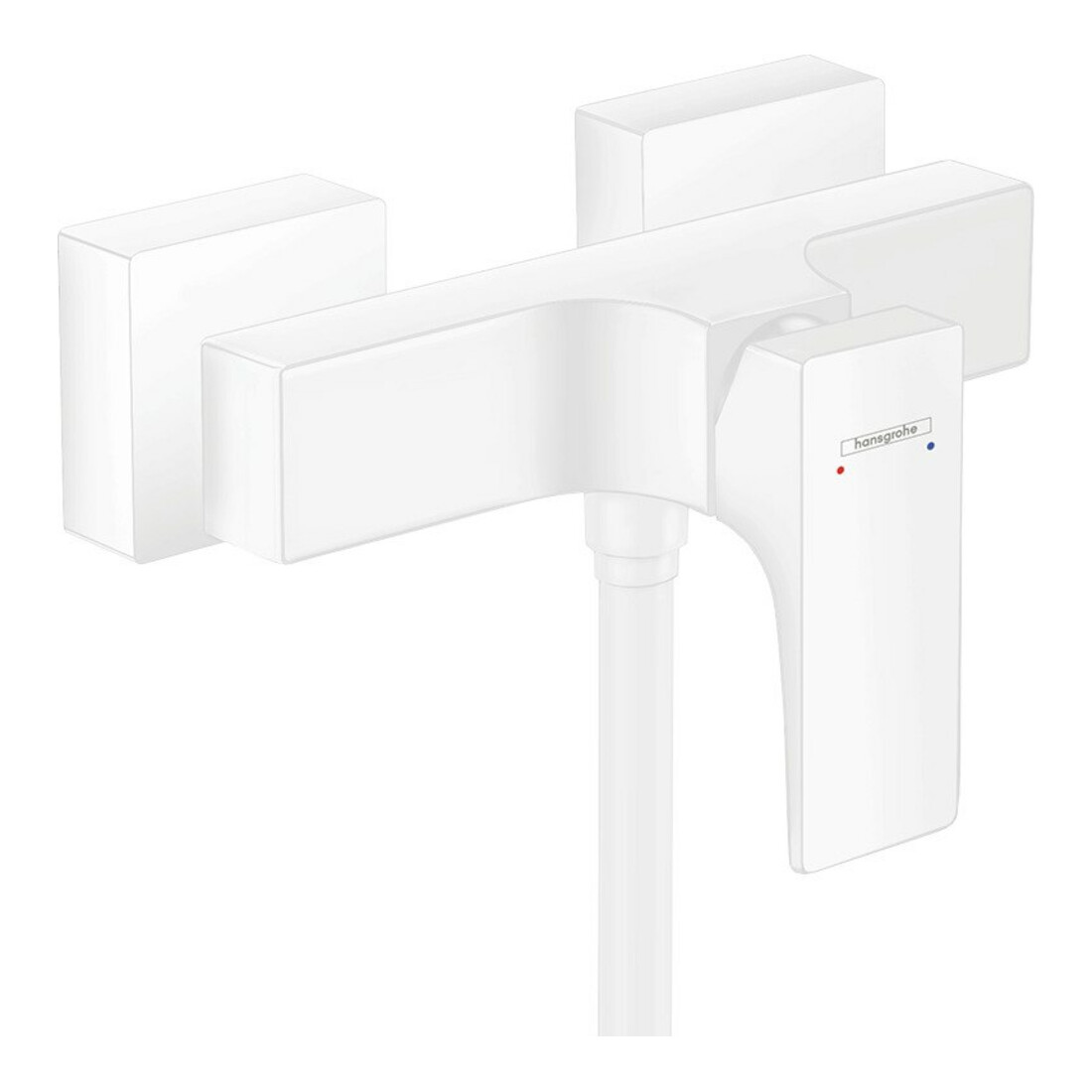 hansgrohe Brause-Einhebelmischer Metropol AP, m Hebel, 1 Verbraucher, mattweiß