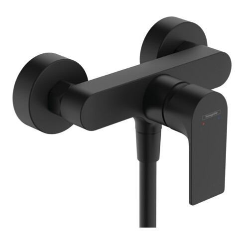 hansgrohe Brause-Einhebelmischer Rebris E AP, 1 Verbraucher, mattschwarz