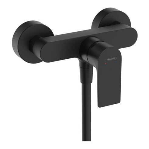 hansgrohe Brause-Einhebelmischer Rebris E AP, 1 Verbraucher, mattschwarz