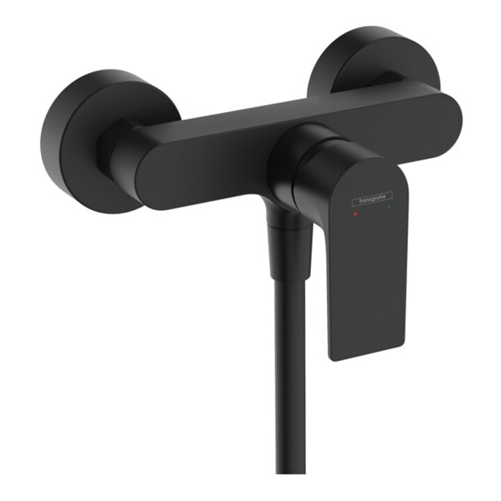 hansgrohe Brause-Einhebelmischer Rebris E AP, 1 Verbraucher, mattschwarz