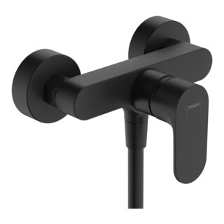 hansgrohe Brause-Einhebelmischer Rebris S AP, 1 Verbraucher, mattschwarz
