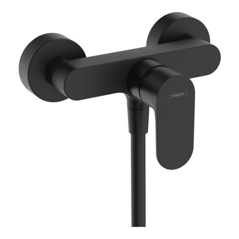 hansgrohe Brause-Einhebelmischer Rebris S AP, 1 Verbraucher, mattschwarz