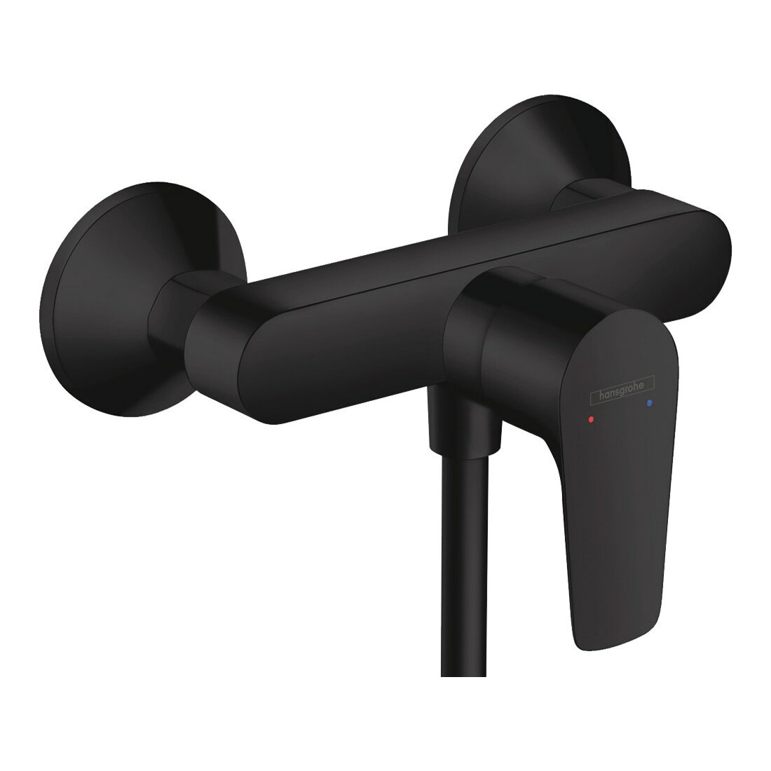 hansgrohe Brause-Einhebelmischer Talis E AP, 1 Verbraucher, mattschwarz